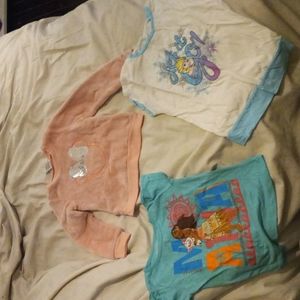 3 children's Disney tops
